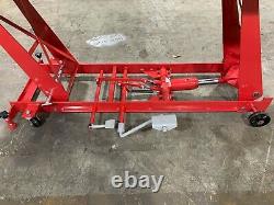 Automobile Lift Ramp Motorcycle Stand Hydraulic Carrier 1000 Lbs