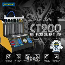 Autool Ct200 Carburant Pétrol Motocycle Ultrasonic Injector Cleaner & Tester 110v/220v