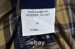 Barbour Jack Spade Blue Wax Veste Taille XL Hommes Hopper Full Zip Country Wear