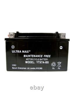 Batterie Ultramax Ttx7a-bs As Ytx7a 12v 6ah pour Moto, Motocyclette, Quad, Jet Ski