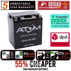Batterie de moto Atom Gel YB30L-B pour BMW K 100 LT 86-92