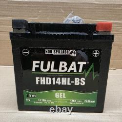 Batterie de moto FHD14HL-BS GEL Fulbat YHD14HL-BS