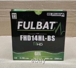 Batterie de moto FHD14HL-BS GEL Fulbat YHD14HL-BS