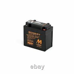 Batterie de moto Motobatt MBYZ16HD AGM pour Gilera Nexus 125 07-10