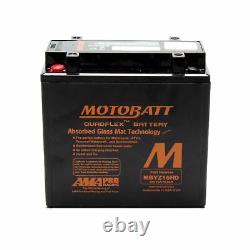 Batterie de moto Motobatt MBYZ16HD AGM pour Gilera Nexus 125 07-10