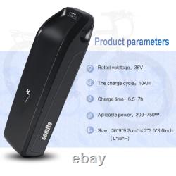 Batterie de vélo électrique Hailong1 36V 10Ah pour moteur 250W 350W 500W 750W