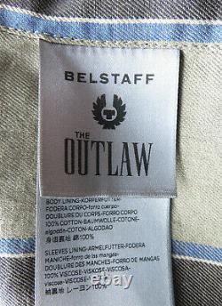 Belstaff Outlaw David Beckham Veste En Coton Caillelé Noir Matelassé It50 Prix De Vente Conseillé 625 £