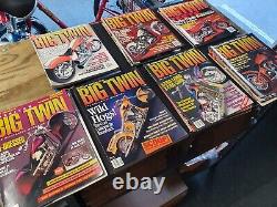 Big Twin Cycle World Motorcycle Magazines Tous Les Numéros De Vol 1 À Vol 7 Rare
