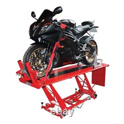 Biketek Hydraulic Motor Bike Motorcycle Workshop Repair Table Lift Stand