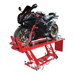 Biketek Hydraulique Moto Atelier Table Élévatrice Heavy Duty Ce Approuvé