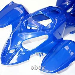 Blue Plastiques Fairing Fender Guards Cover Kit 110cc 125cc Quad Dirt Bike Vtt
