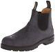 Botte En Cuir Chelsea Blundstone Unisexe 587 Noir Rustique