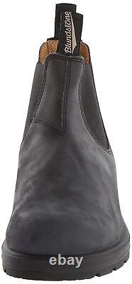 Botte en cuir Chelsea Blundstone Unisexe 587 Noir Rustique