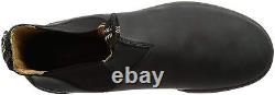 Botte en cuir Chelsea Blundstone Unisexe 587 Noir Rustique