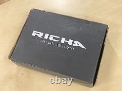 Bottes de moto en cuir étanches Richa Velocity CE approuvées noires UK9 Europ43