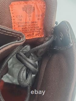 Bottes de moto pour homme Harley-Davidson en cuir marron imperméables, taille 7