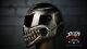 Casque De Moto Peint Personnalisé Graphique Retouché Dans La Conception De Style De Bandit Skull