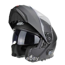 Casque modulable Viper RSV191 BL+ 3.0 Pinlock Blinc Bluetooth pour moto TAILLE EXTRÊME
