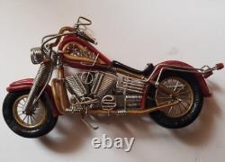 Collection de motos Harley Davidson modèle classique en métal