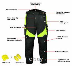 Combinaison de course pour moto, costume textile imperméable, veste armée et pantalon