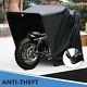 Couvercle De Rangement De Moto Tente Shed Strong Frame Garage Motorcycle Moped Xxl