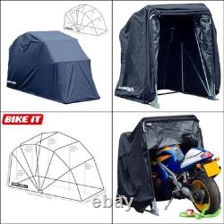 Couverture de garage pour moto Bike-It Armadillo, abri pour vélo, petit 270 x 105 x 155 cm