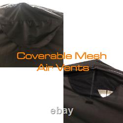 Couverture de rangement pour moto, scooter et vélo - Abri de garage XL 345 cm