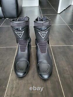 Dainese R Trq-tour Gore-tex Black Motorcycle Boot Uk Taille10 Eur Taille 44/45