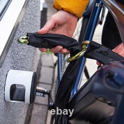 Dispositif de sécurité pour moto et vélo Hiplok XL chaîne et manchon vendu sécurisé or