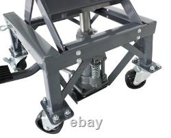 Élévateur de vélo 300LB, cric à ciseaux, support hydraulique pour moto, roues mobiles pour motocyclette