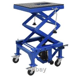 Élévateur hydraulique à ciseaux 440 lb (200 kg) pour motos et ATV avec 4 roues