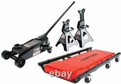 Ensemble de crics Craftsman 3 pièces, crics de 3 tonnes et chariot de garage