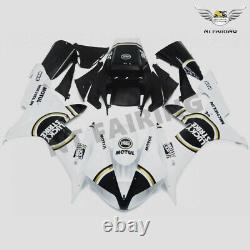 Ensemble de plastiques de carénage ABS blanc FLD Fit pour Yamaha R1 YZF 2002-2003 x03