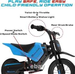 Evercross EV05M 12 Moto Électrique 150W pour Vélo Tout Terrain Enfants de 3 à 12 Ans