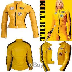 Femmes Kill Bill Armure Slim Fit Moto / Moto Veste En Cuir / Costume