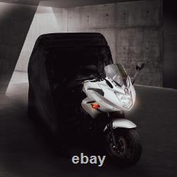 Grand Abri de Moto Imperméable avec Verrouillage pour Stockage de Motos