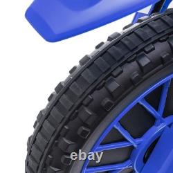 HOMCOM Moto électrique pour enfants 12V avec roues d'entraînement Bleu