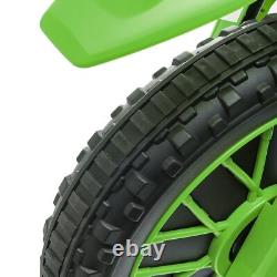 HOMCOM Moto électrique pour enfants 12V avec roues d'entraînement verte