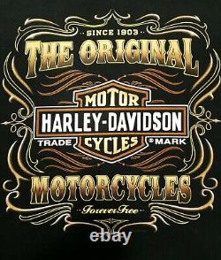 Harley-Davidson - Les motos originales toujours libres T-shirt pour homme taille L USA