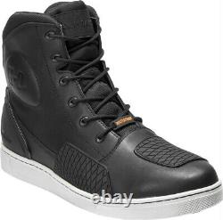 Harley-davidson Chaussures Holtman Black Leather Waterproof Boots D96187 Homme