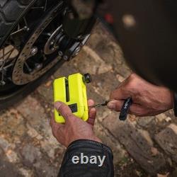 Hiplok Md1000 Antigravité Jaune Verrou de Disque de Moto Sécurité