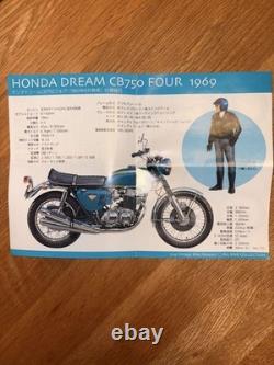 Honda CB750K0 1969 Modèle de Moto Bleu Grande Collection de Motos Usagées