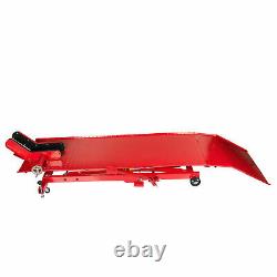 Hydraulic Motorcycle Motorcycle Lift Ramp Bench 365kg 800 Lbs Capacité