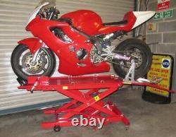 Hydraulique Vélo Lift Moto Motorbike Service Shop Ramp Table Banc. 800 Lb