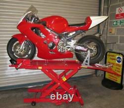 Hydraulique Vélo Lift Moto Motorbike Service Shop Ramp Table Banc. 800 Lb