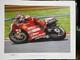 Impression D'art De Moto - Hommage Aux Légendes Du Superbike Mondial, Signé Carl Fogarty