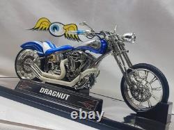 Jada Toys 1/10 Von Dutch Dragnet Moto Personnalisée Moto Cycles Rare