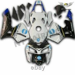 Kit de carénage blanc noir bleu LD Injection adapté pour Honda 2003-2004 CBR600RR x020