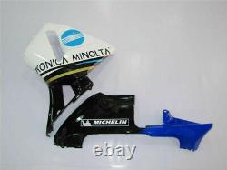 Kit de carénage blanc noir bleu LD Injection adapté pour Honda 2003-2004 CBR600RR x020