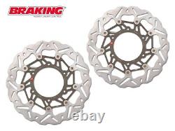 Kit de disques de frein avant Braking pour Aprilia Shiver GT 750 2009